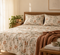 Cloud Cotton Bed Sheet Set (100% cotton, printed, with 2 pillow covers)