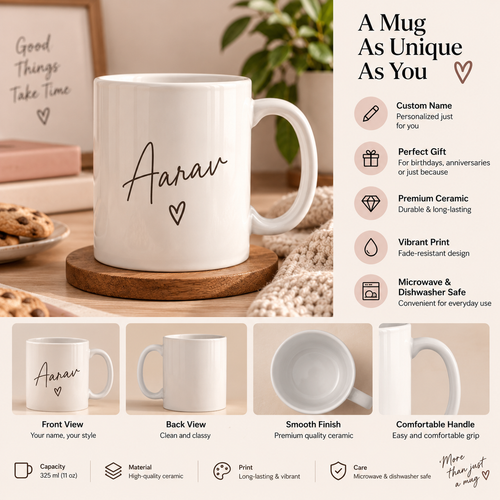 Custom Name Ceramic Mug
