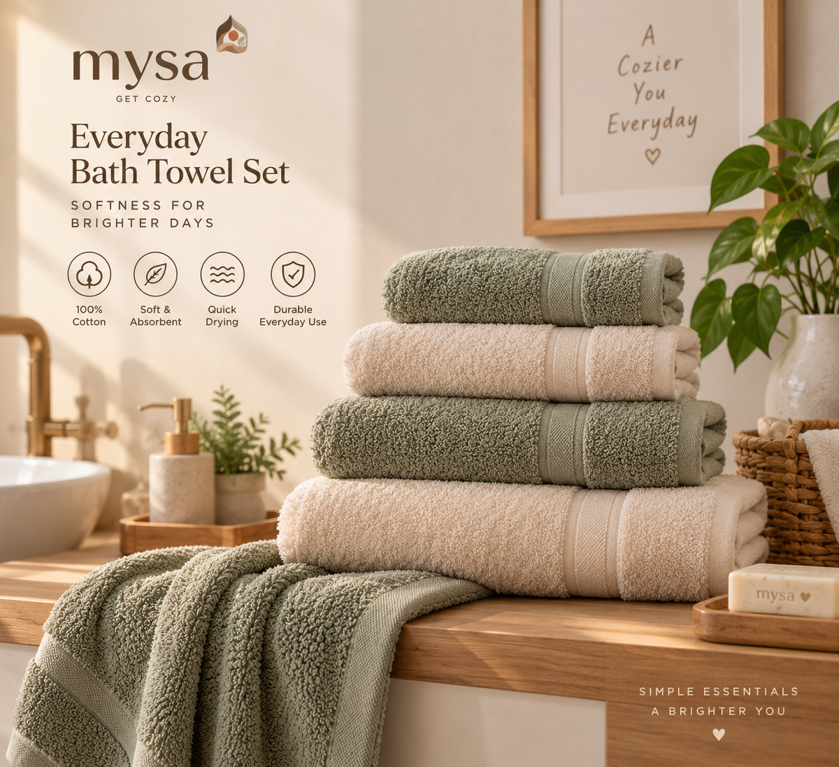 Everyday Bath Towel Set