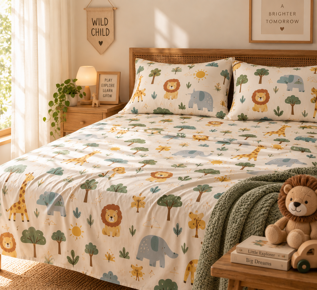 Little Explorer Kids Bed Sheet Set