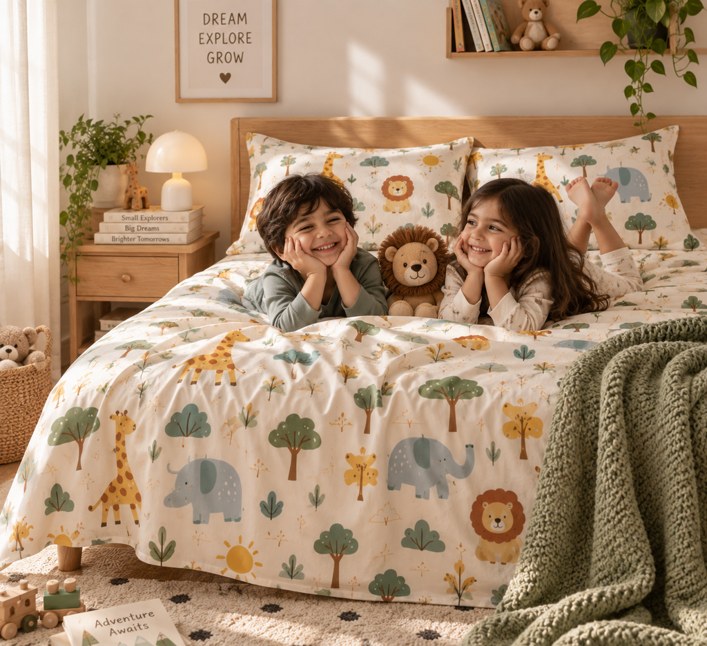 Little Explorer Kids Bed Sheet Set